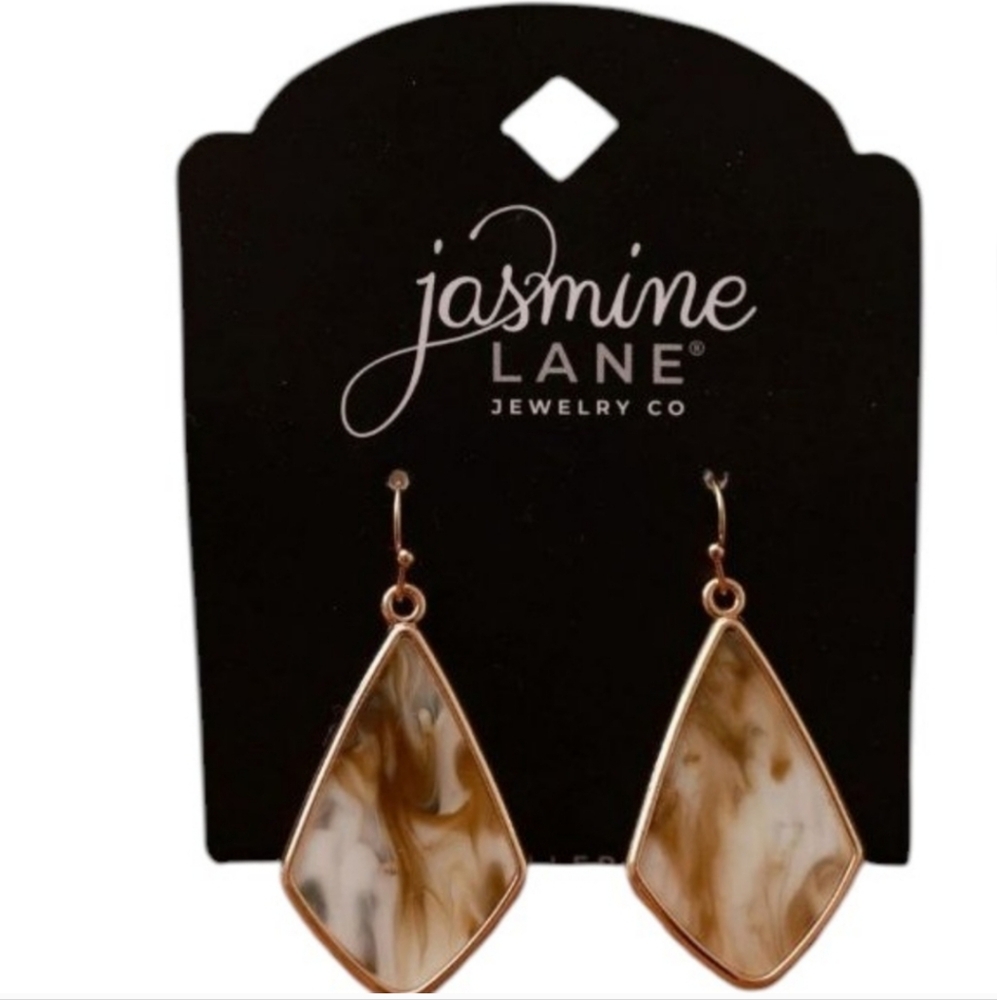 Lot Of 2 New Jasmine Lane Gold Tone Earrings For Sensitive Ears